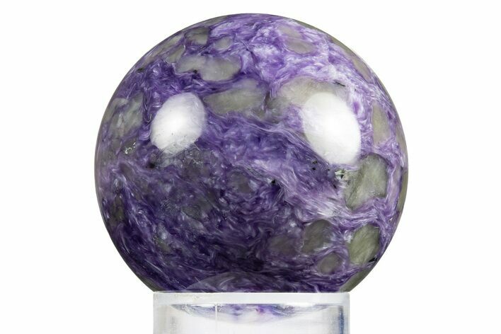 Polished Purple Charoite Sphere - Siberia #311322